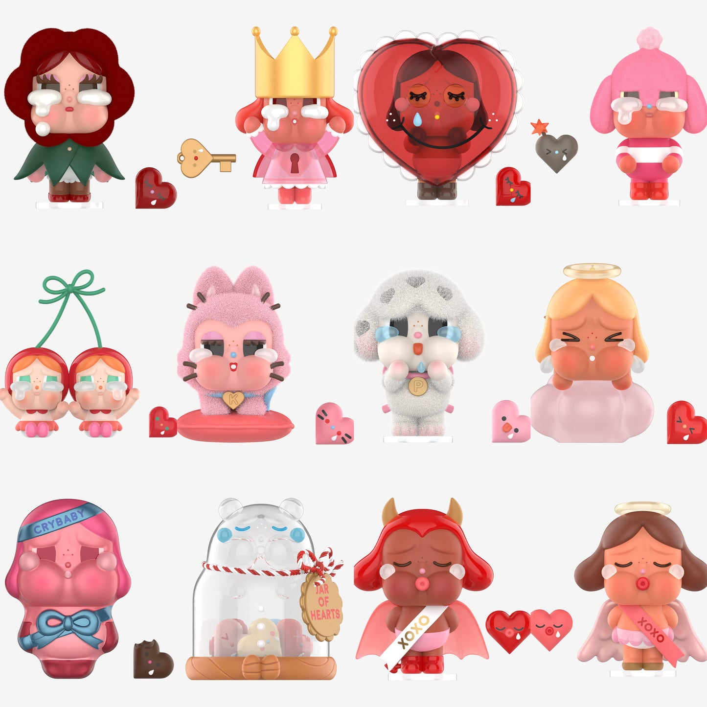 POP MART CRYBABY Crying For Love Series Figures