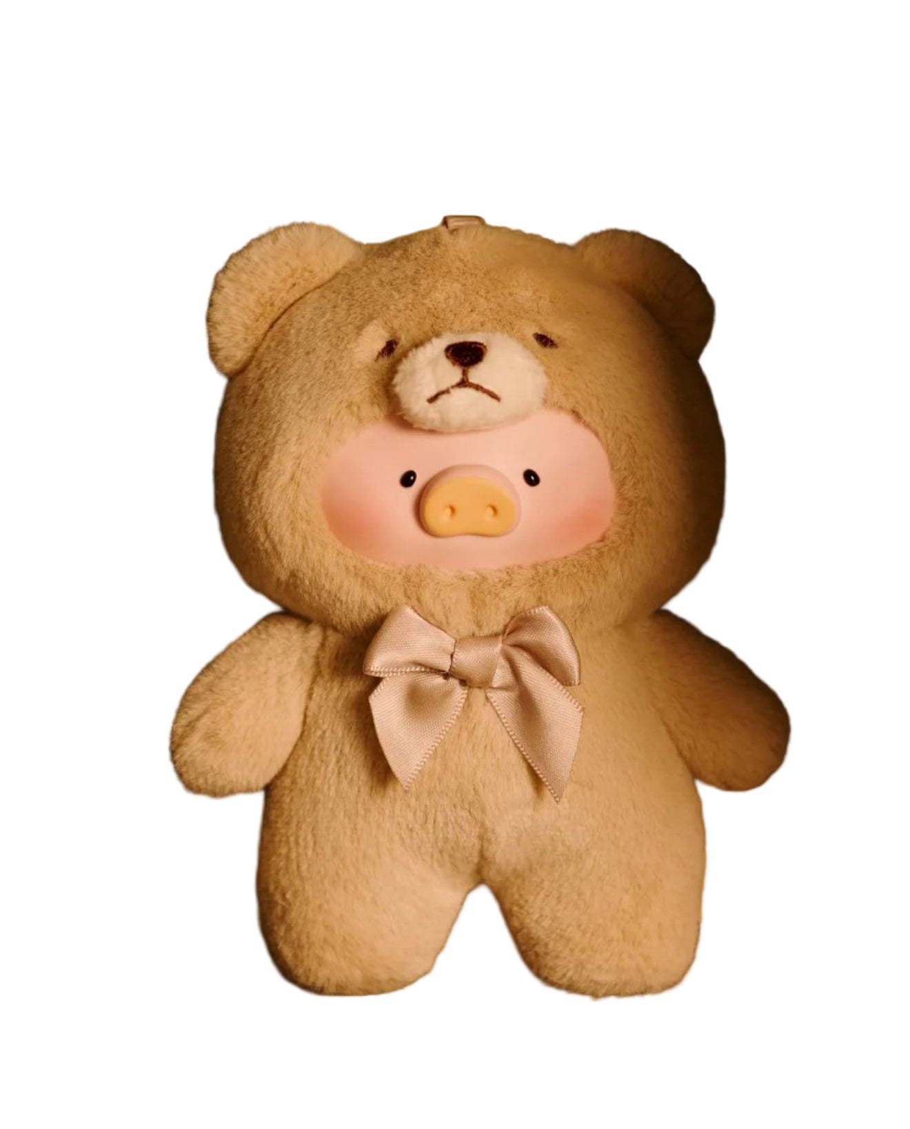 TOYZEROPLUS Lulu The Piggy Vintage Teddy Shop Vinyl Face Plush Pendant