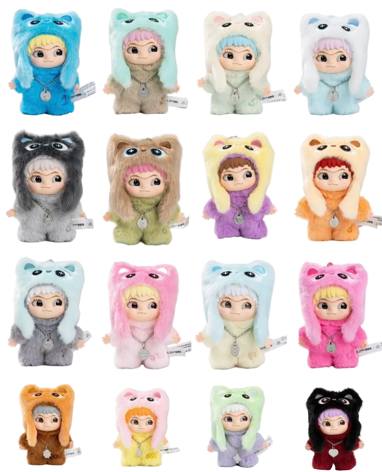 LetsVan WAKUKU - On A Roll Plush Series Blind Box Pendant