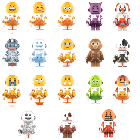 POP MART MEGA SPACE MOLLY 100% × emoji™ Series