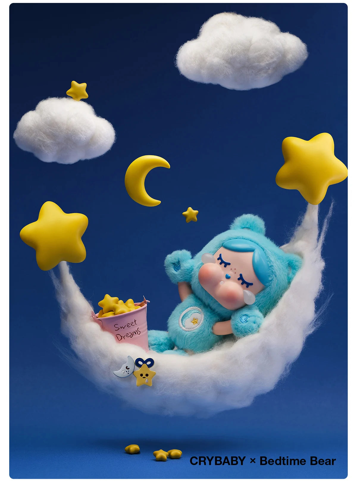 POP MART CRYBABY x Care Bears Series - Vinyl Plush Pendant Blind Box