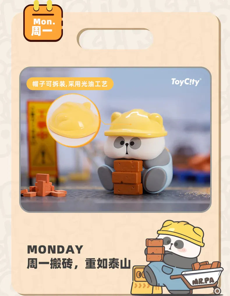 TOP CITY Mr. Pa - Working Weekday Series Blind Box